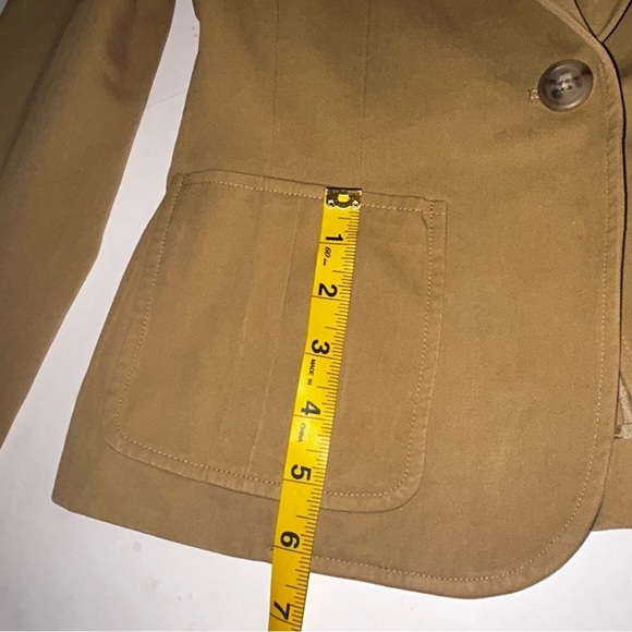 Ralph Lauren Vintage Blazer Women’s Tailored Tan/Camel color Small 100% cotton - Picture 16 of 16